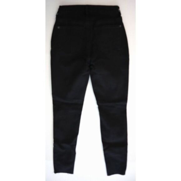 New York & Co. Women Sz 2 Average High Waist Super Skinny Ankle Distressed Jeans - Picture 2 of 9